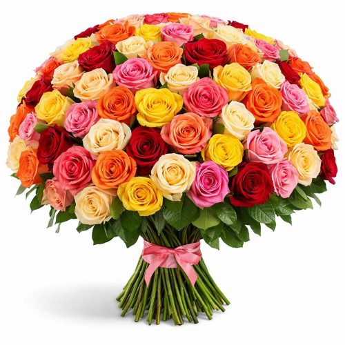 Акция! Розы Микс 51 шт.