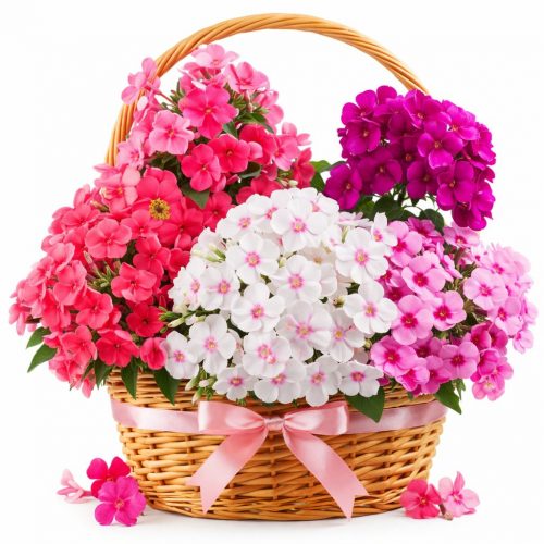 Цветочная композиция в корзине «Яркий всплеск»