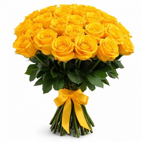 Розы Эквадор желтые