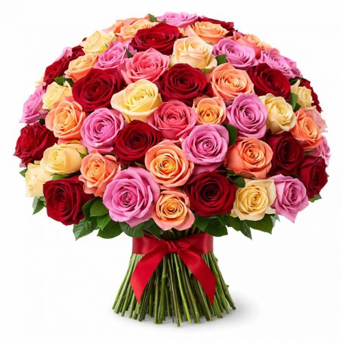 Розы Россия микс 4