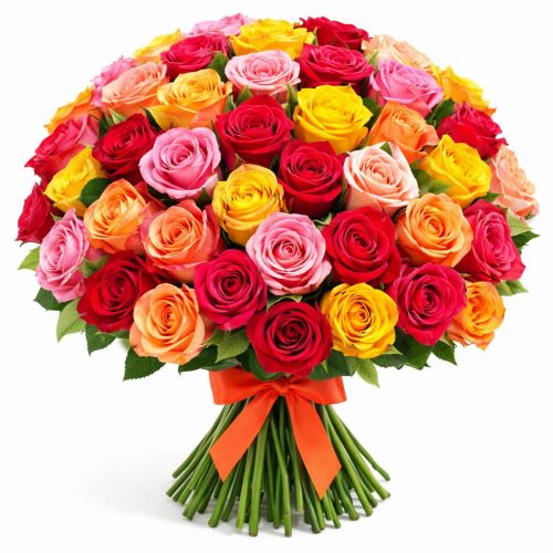 Розы Россия микс 5