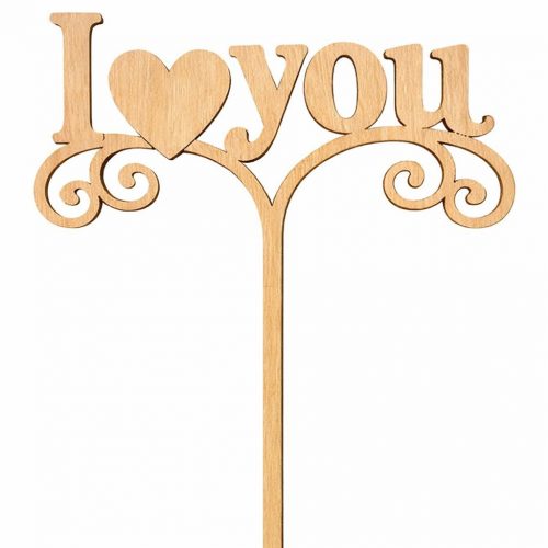 Топпер «I love you»