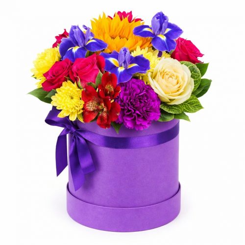 Цветочная композиция «Яркий вихрь»