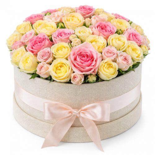 Цветы в коробке «Майский дождь»