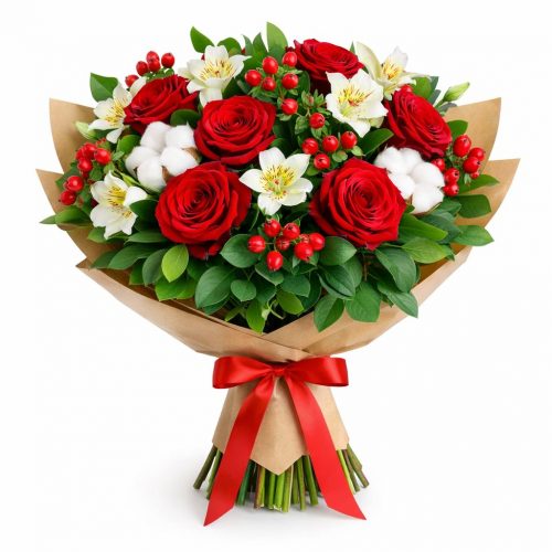 Букет из свежих цветов «Эмоция»