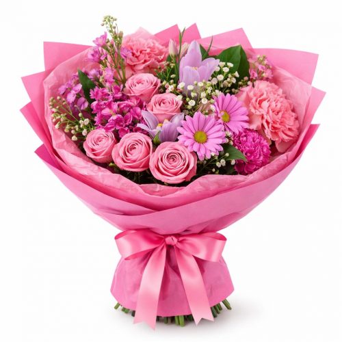 Букет из свежих цветов «Фантазия»