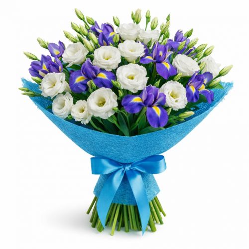 Букет цветов «Фиолетовый поток»