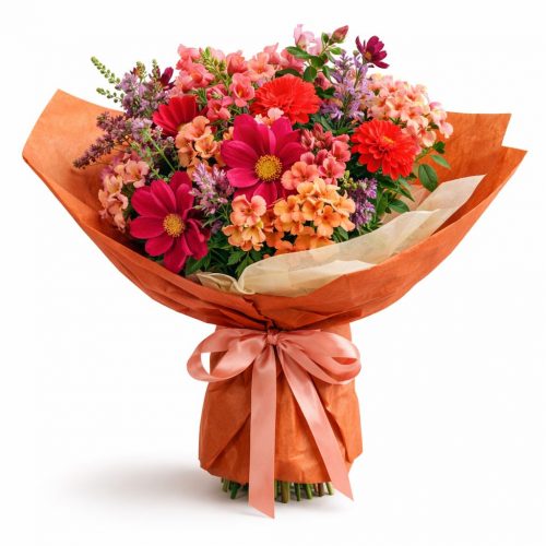 Букет цветов «Осенний ритм»