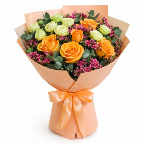 Букет цветов «Солнечный закат»