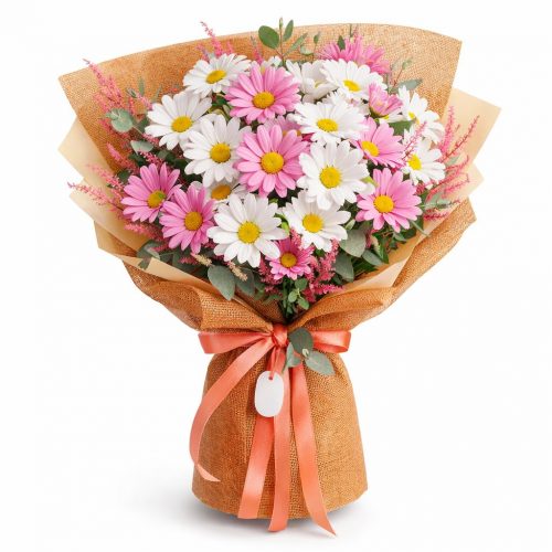 Букет цветов «Весенние огоньки»