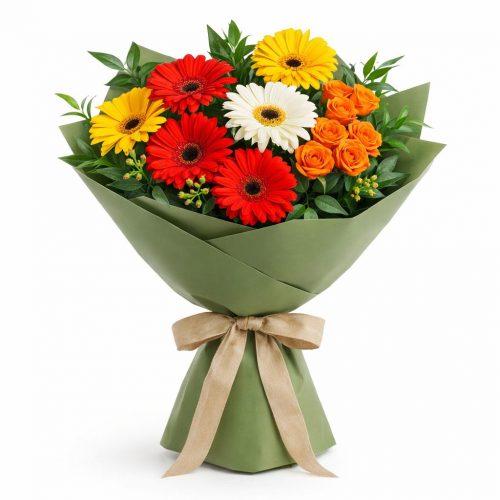 Букет цветов «Яркий всплеск»