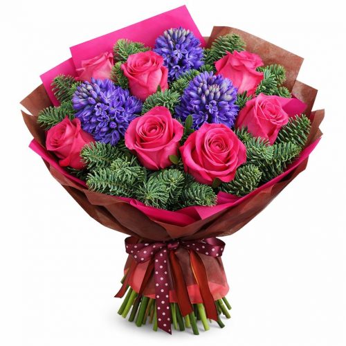 Цветочный букет «Зимняя свежесть»